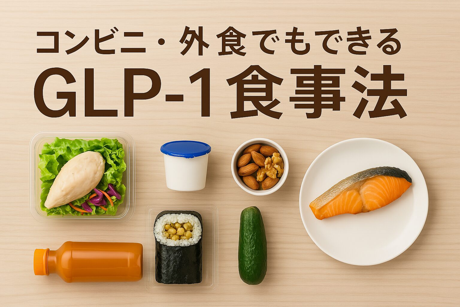 【簡単実践】GLP-1を増やす食べ物＆食品リスト｜コンビニ活用法や外食メニューも解説